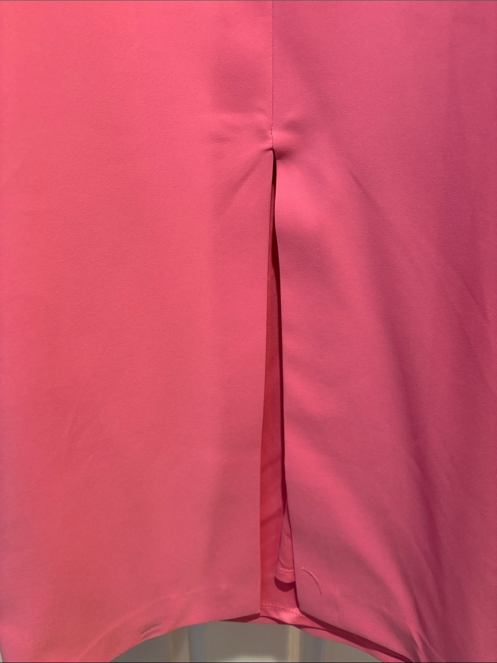 ZARA Coral Pink Sleeveless Midi Dress - Picture 3 of 4